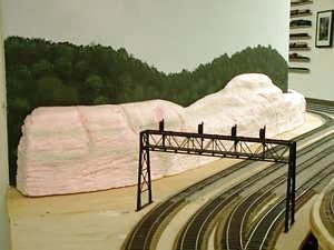 foam scenery end west seams carved filled